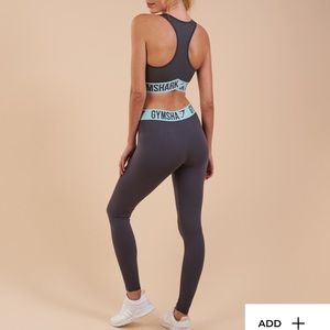 Gymshark fit leggings- turquoise
